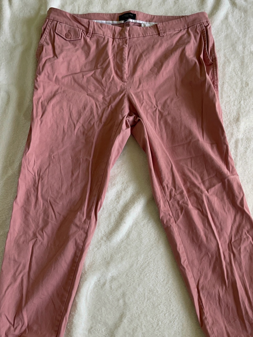 Talbots Dusty Rose Stretch Chinos